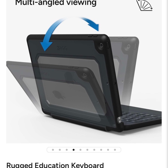 ZAGG BRAND NEW NOT OPENED RUGGED KEYBOARD FITS IPAD 10.2  GEN7-9 - Picture 4 of 10